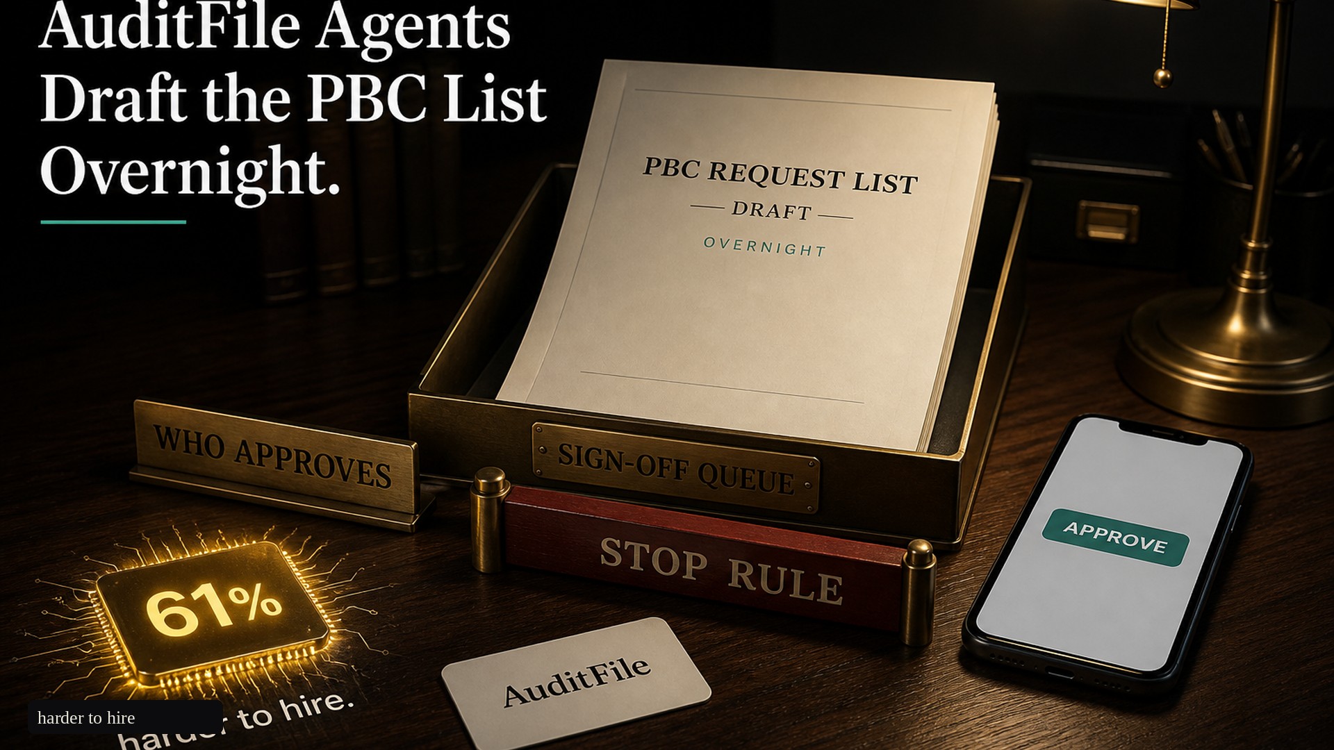 AuditFile Agents Draft the PBC List Overnight