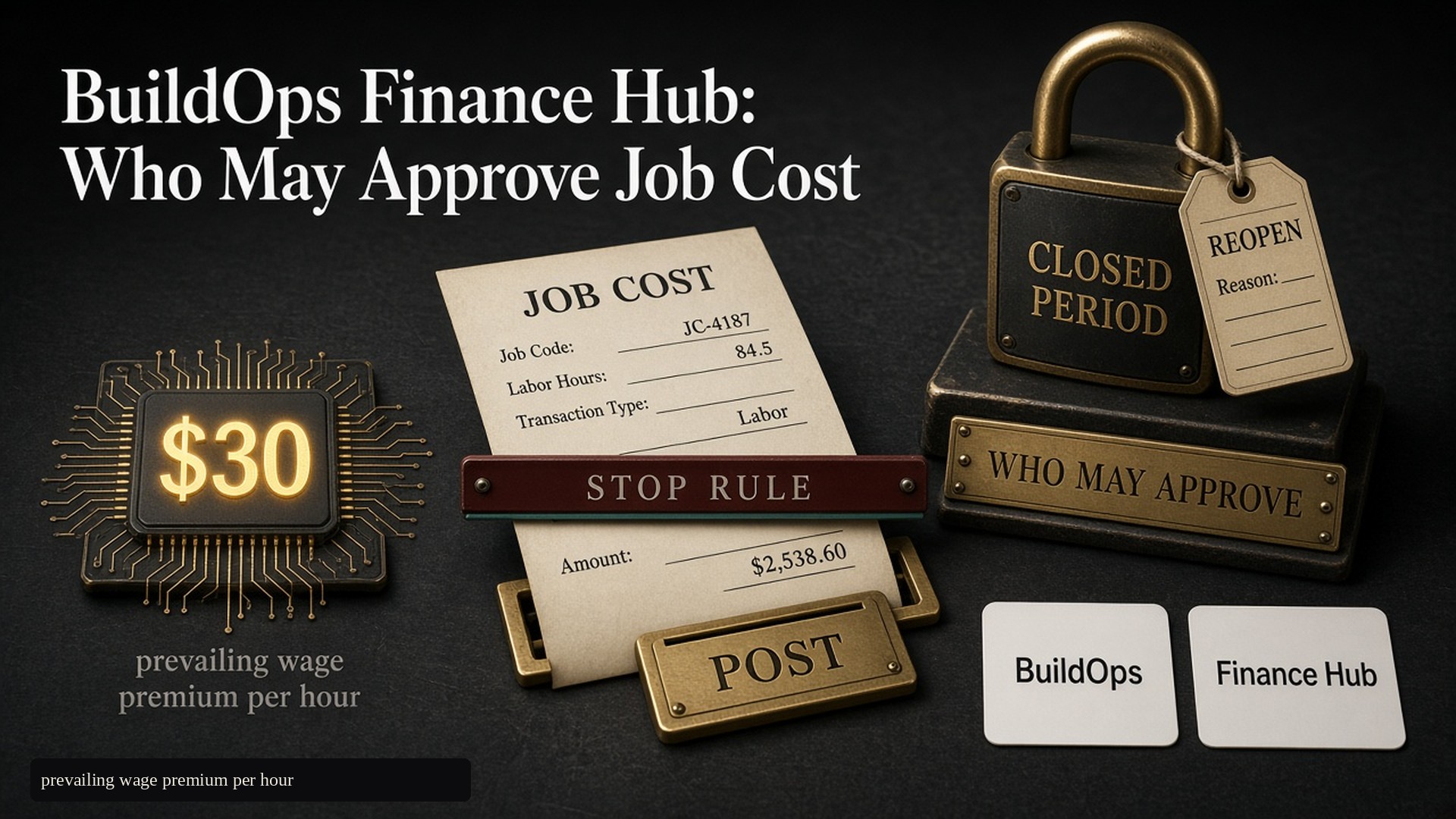 BuildOps Finance Hub: Who May Approve Job Cost