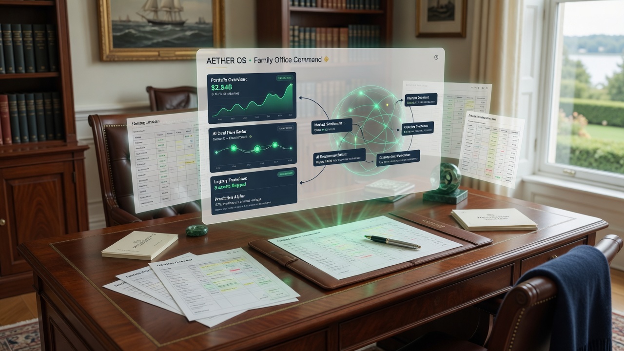 65% of Family Offices Still Run on Spreadsheets. AI Is the Operating System They Actually Need.