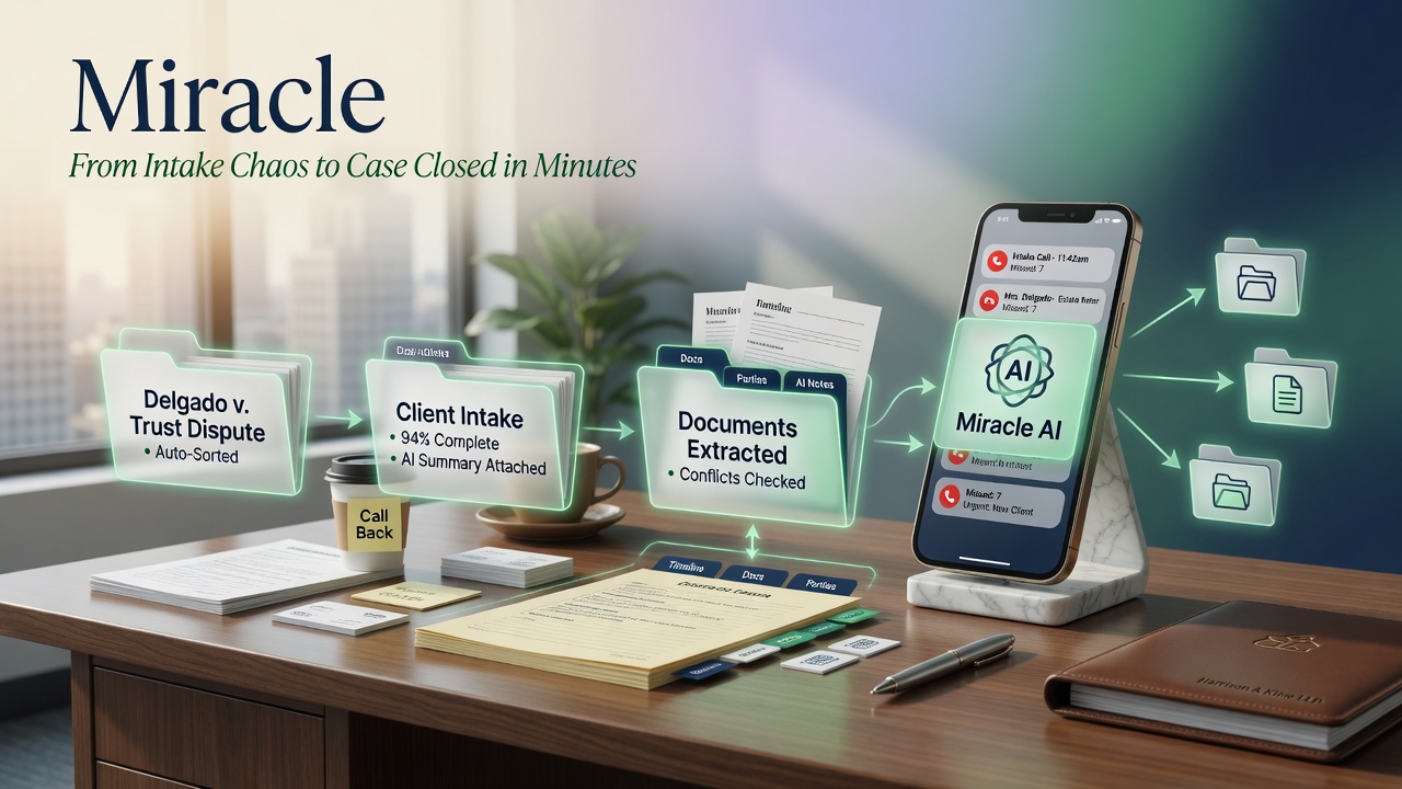 Law Firms Miss 1 in 4 Intake Calls During Business Hours. Full Intake Automation Costs Less Than a Paralegal’s Monthly Salary.