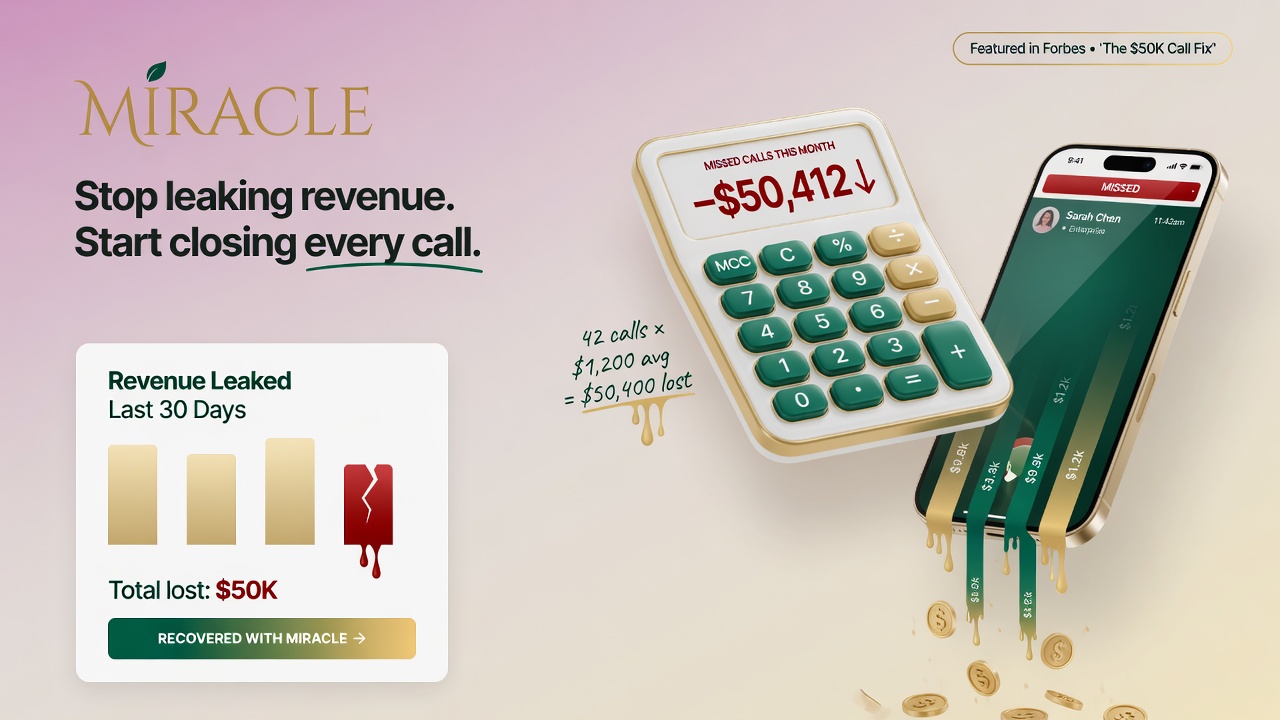 You're Losing $50K a Year in Missed Calls. Here's the Math.