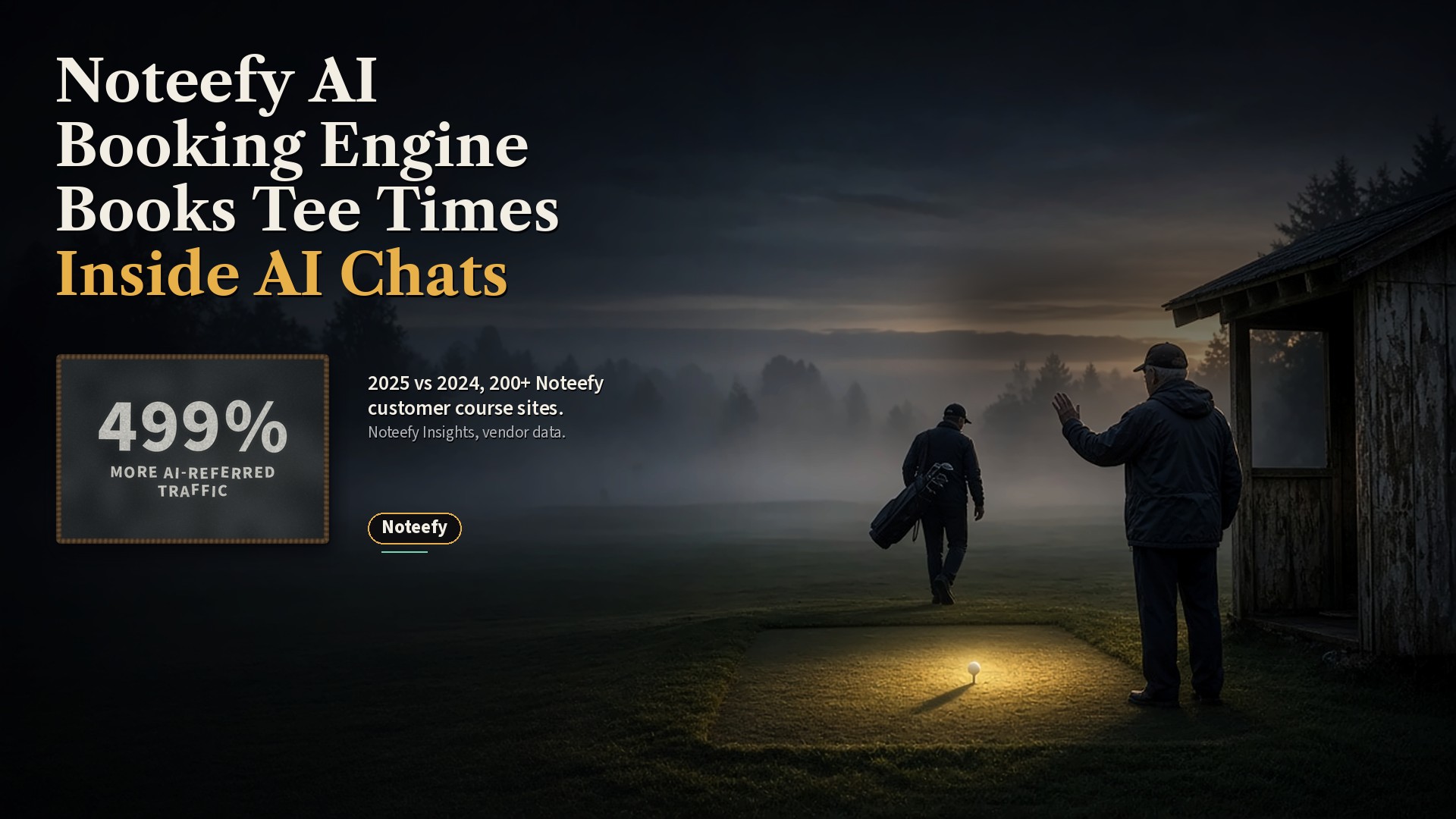 Noteefy AI Booking Engine Books Tee Times Inside AI Chats