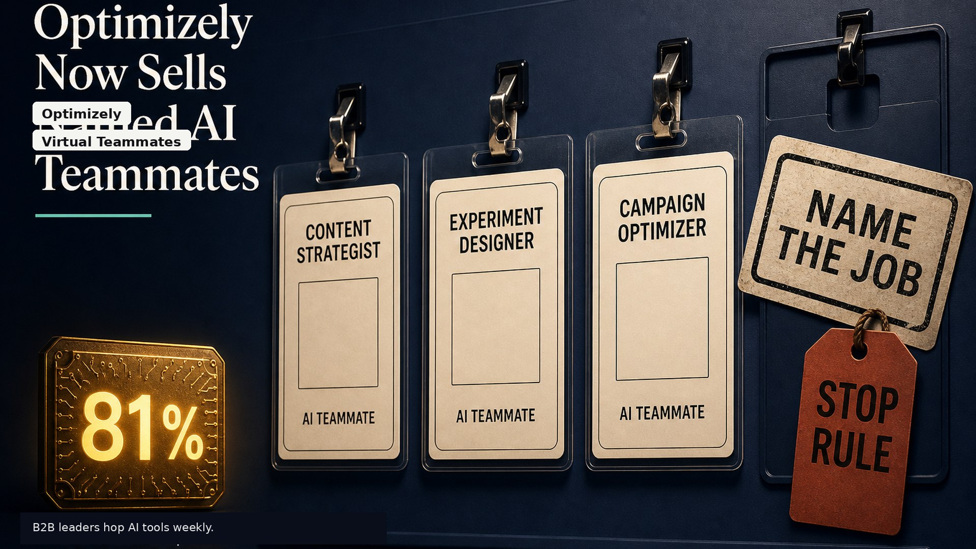 Optimizely Now Sells Named AI Teammates