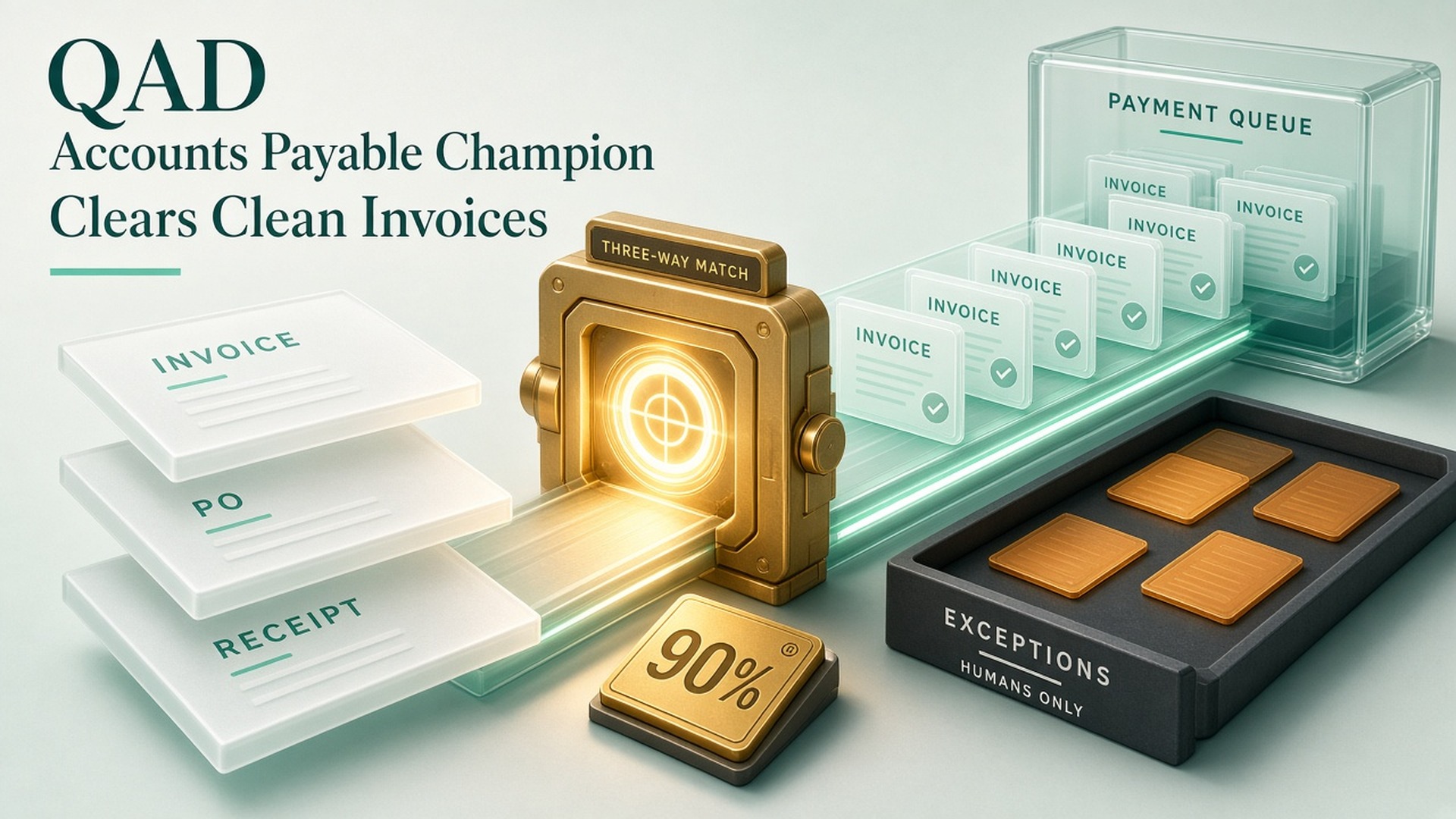 QAD Accounts Payable Champion Clears Clean Invoices