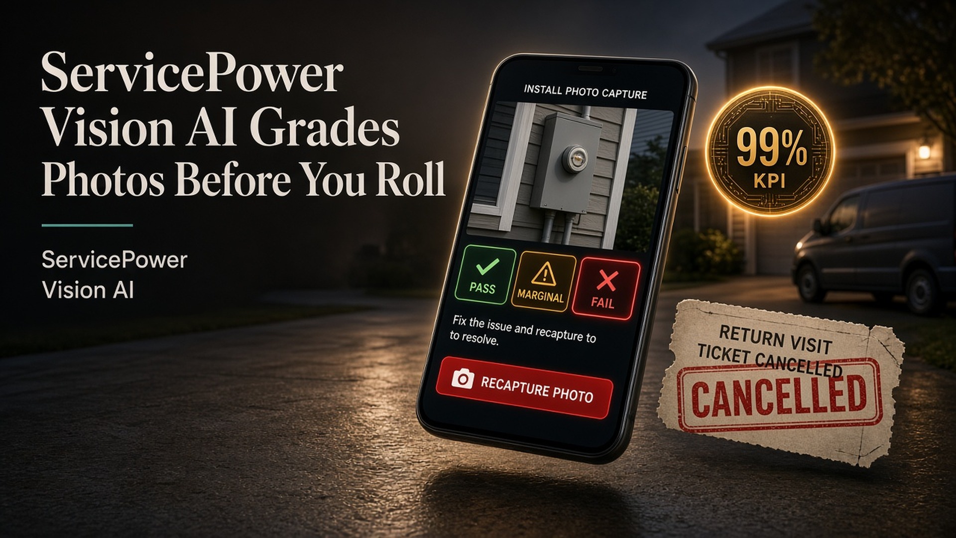 ServicePower Vision AI Grades Photos Before You Roll