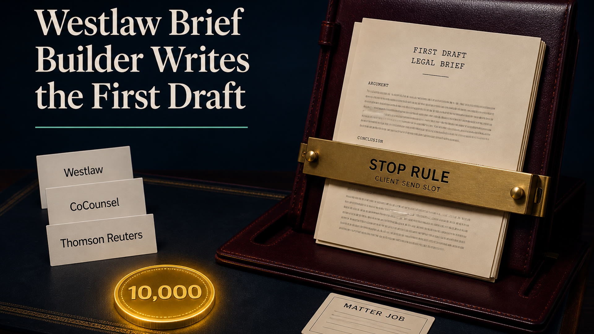 Westlaw Brief Builder Writes the First Draft